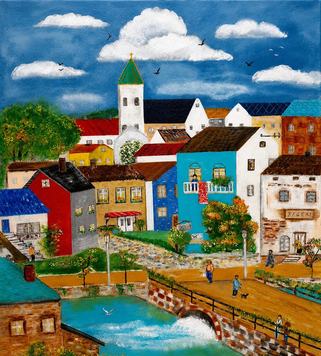 Pittoresk stad